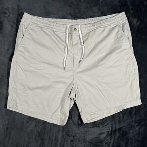 Polo by Ralph Lauren Light Beige Drawstring Flat Front Men’s Shorts